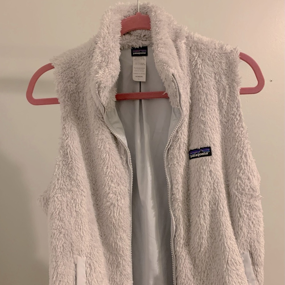 Grey Patagonia Vest, Womens Size Large.